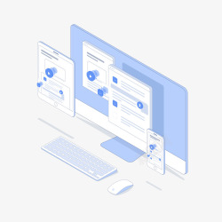 电脑侧面装饰案矢量图png图片下载 电脑侧面装饰案矢量图素材