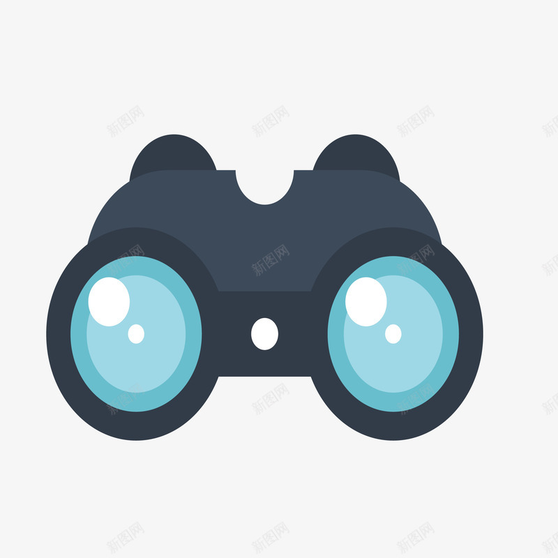 蓝色望远镜卡通图案矢量图eps免抠素材_88icon https://88icon.com 卡通图案 大开眼界 望远镜 矢量图 简单设计 聚焦 蓝色 视野
