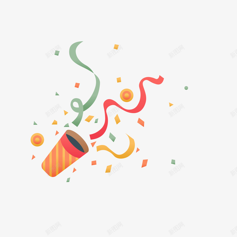 生日彩带png免抠素材_88icon https://88icon.com party 喝彩 喝彩图案 彩带飘飘 生日快乐 生日派对 鼠