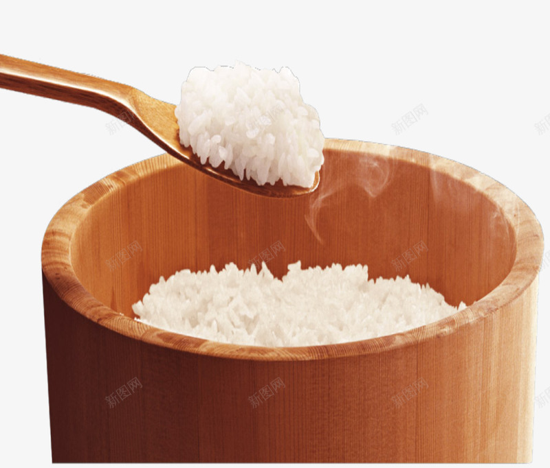 白米饭插图png免抠素材_88icon https://88icon.com png免费下载 木桶饭 米饭 饭 香喷喷的饭