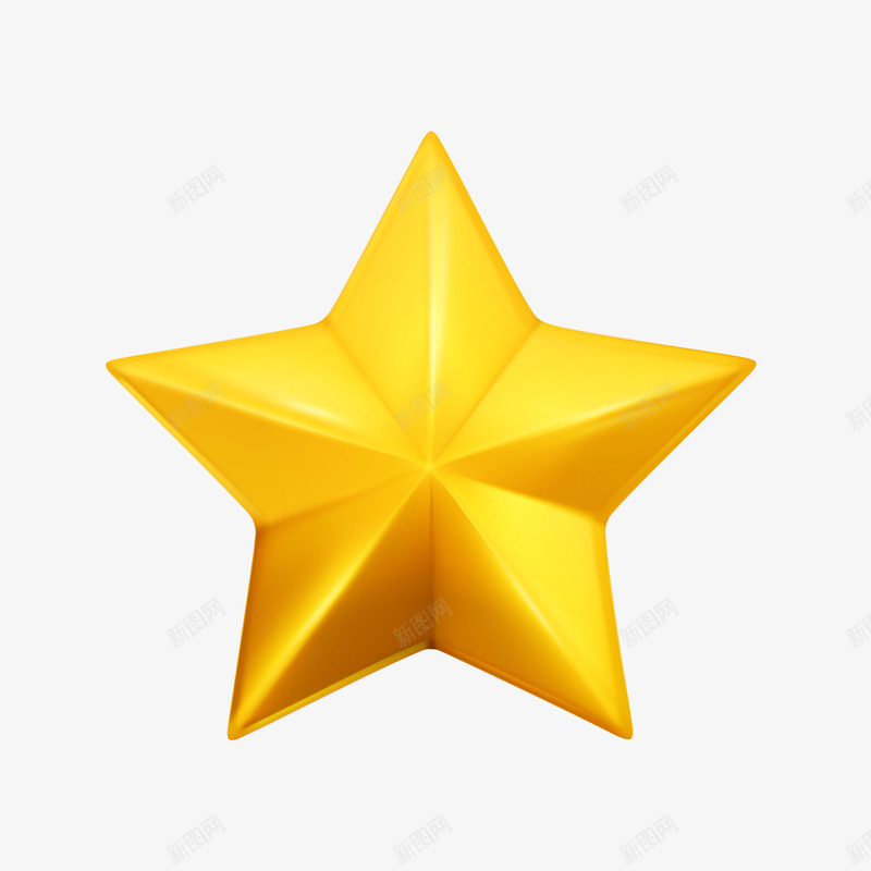装饰星星元素矢量图ai免抠素材_88icon https://88icon.com 五角星矢量装饰金黄色 矢量图