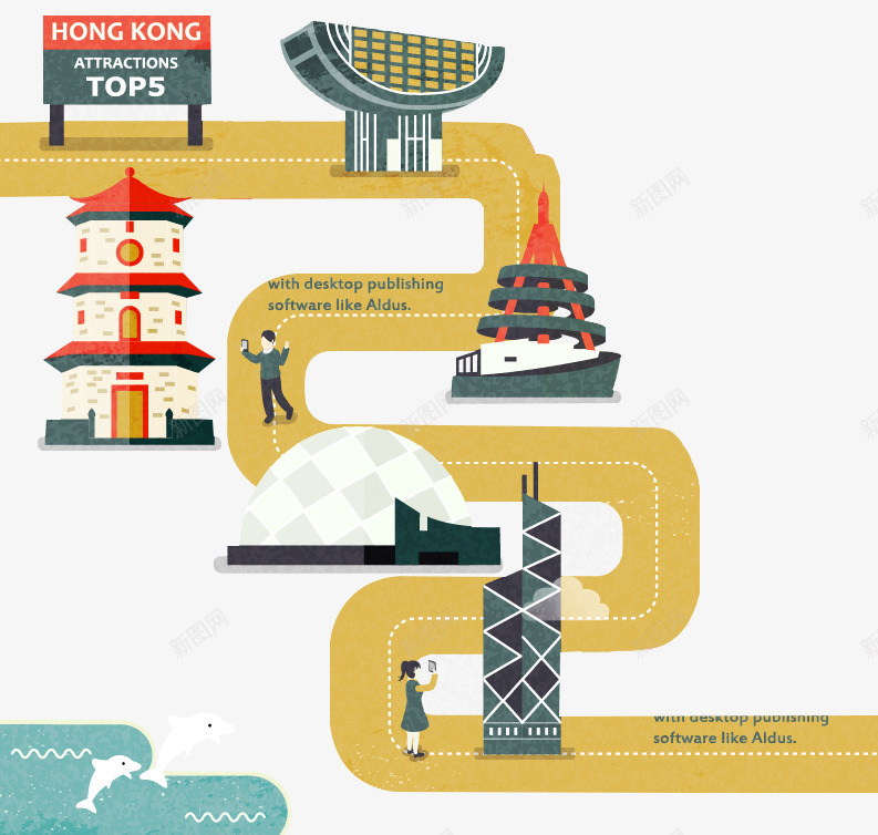 手绘香港建筑景点线路图png免抠素材_88icon https://88icon.com 中华人民共和国香港特别行政区 中国香港 分布图 地图 建筑 手绘 手绘香港 旅游景点 线路图 香港 香港卡通