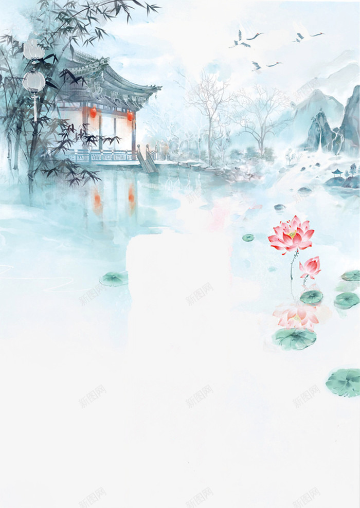 中国古风水彩插画png免抠素材_88icon https://88icon.com 中国风 古代风 古风春景 古风水彩 古风物件 古风花卉 山清水秀 彩色水墨画 文人墨客 水彩画 花卉 花鸟鱼虫 落花流水 诗情画意 风景