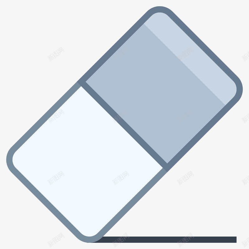 卡通扁平化橡皮擦png免抠素材_88icon https://88icon.com 办公用品 卡通橡皮 学习用品 扁平化 橡皮 橡皮擦