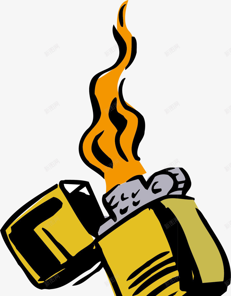 卡通打火机png免抠素材_88icon https://88icon.com 打火机 打火机PNG 打火机矢量 矢量卡通