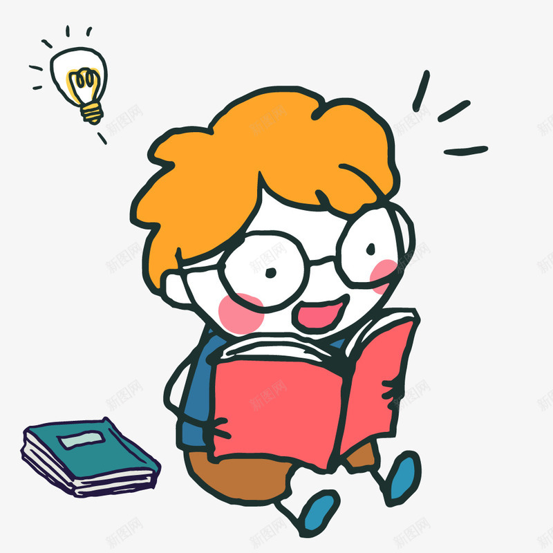 世界儿童日卡通儿童读书教育png免抠素材_88icon https://88icon.com 儿童教育 卡通 卡通插画 学习 学习教育 学生 开学季 手绘 教育 早教 知识 知识储备量 童趣 读书