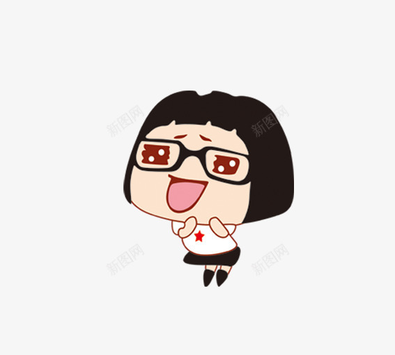 崇拜的女孩png免抠素材_88icon https://88icon.com 免抠书籍人物头像logo 卡通人物 卡通头像 卡通女孩 卡通娃娃 卡通小孩 卡通开心的女孩 崇拜女孩 巧克力女孩 白色 眼镜 粉色 色迷迷 黑框眼镜 黑色