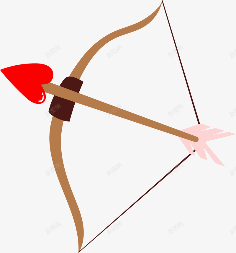 卡通丘比特爱情箭png免抠素材_88icon https://88icon.com 丘比特之箭 弓箭 情人节 浪漫标签 矢量图案 精美