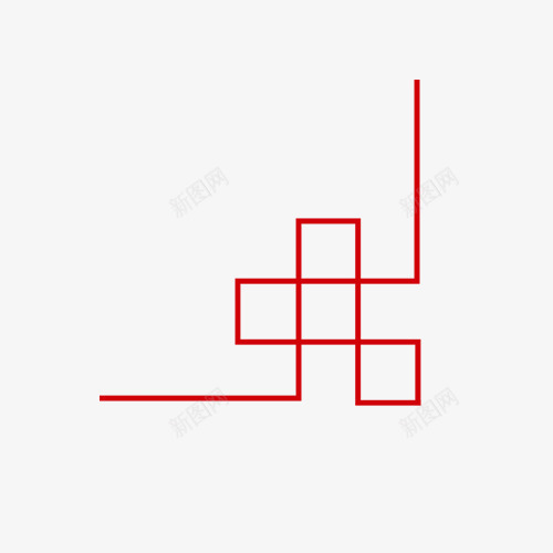 红色角花边框png免抠素材_88icon https://88icon.com 中国风 中式角花 传统元素 角花 边框修饰