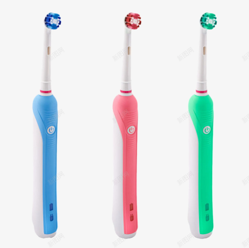 三个排列整齐的电动牙刷实物png免抠素材_88icon https://88icon.com 刷牙用具 崭新 工具 手柄 日用品 毛刷 清洁 牙齿 用具 电动 电池 自动