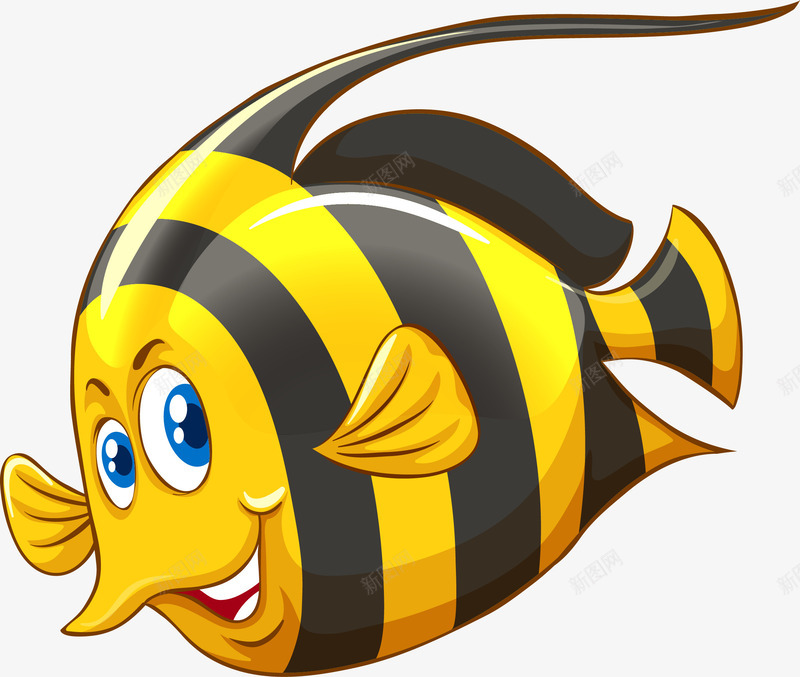 金色卡通小鱼png免抠素材_88icon https://88icon.com 卡通鱼 水 水产品 水货 海产品 海洋生物 海鲜 矢量鱼 金鱼 鱼 鲤鱼