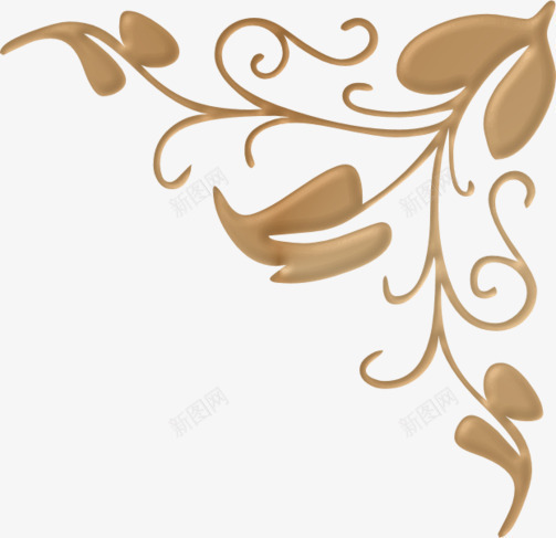 右上角大花边png免抠素材_88icon https://88icon.com 右上角 大花边 装饰