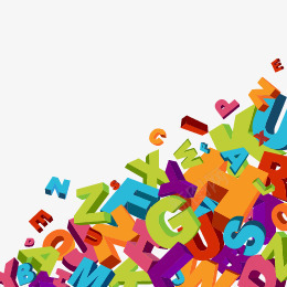 空间感立体字母png免抠素材_88icon https://88icon.com 七彩 动感 字母 彩色 空间感 立体