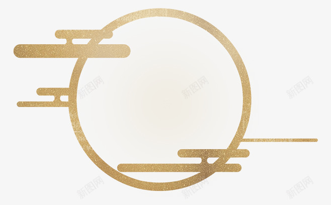 中秋的月亮与云纹png免抠素材_88icon https://88icon.com 中秋 云纹 如意纹 月 月亮
