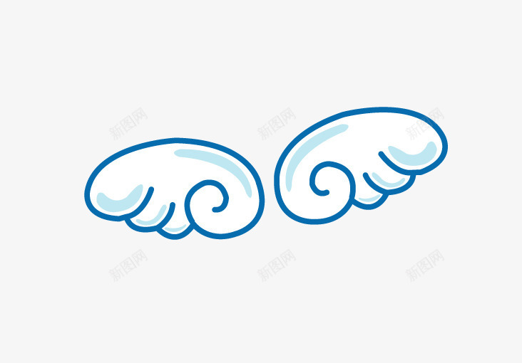 天使翅膀矢量图ai免抠素材_88icon https://88icon.com 元素 图案 天使与魔鬼 天使羽翼 天使翅膀 底纹 矢量图 精美 素材 翅膀 花纹 设计
