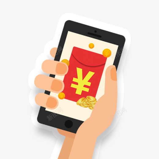 彩色手机红包元素psd免抠素材_88icon https://88icon.com 促销 双11 双十一 彩色 手指 手机 打折 科技 红包 财富 金币