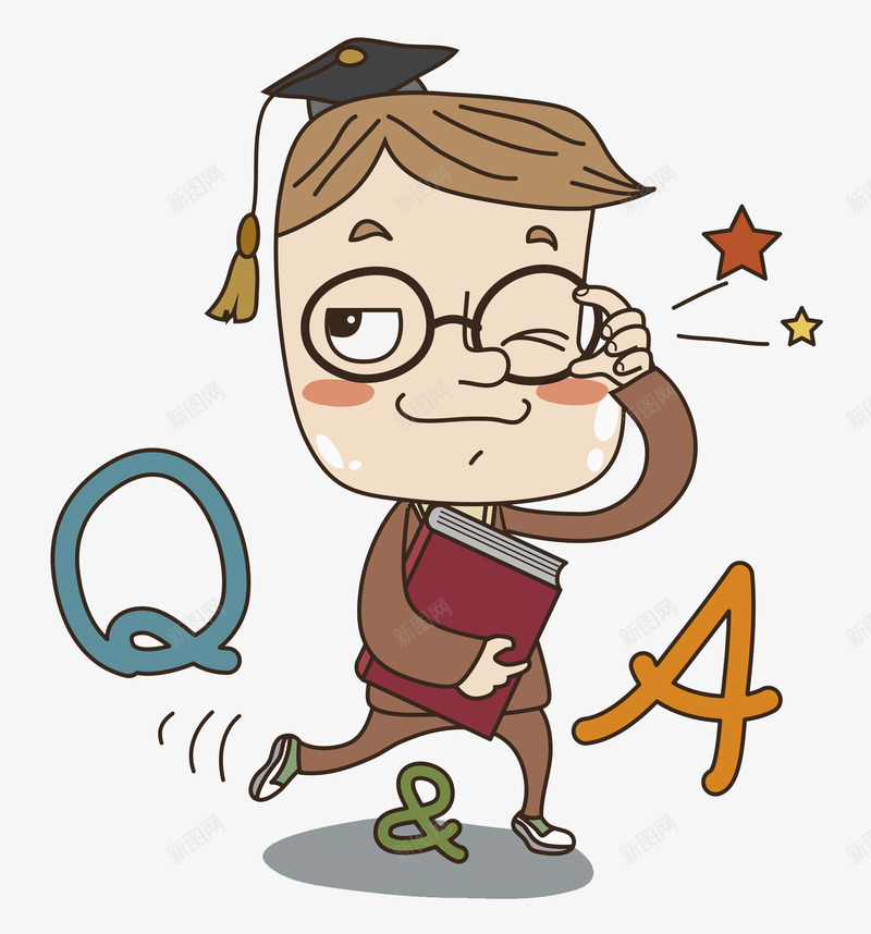 数学老师png免抠素材_88icon https://88icon.com 书本 博士帽 手绘 手绘小博士 星星 老师 艺术字 问题 黑框眼镜