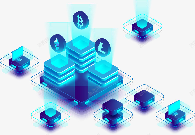 25D商务蓝色金融图表插画矢量图ai免抠素材_88icon https://88icon.com 25D矢量插画 数据分析 渐变 科技 绿色金融图表 网络 金融 矢量图