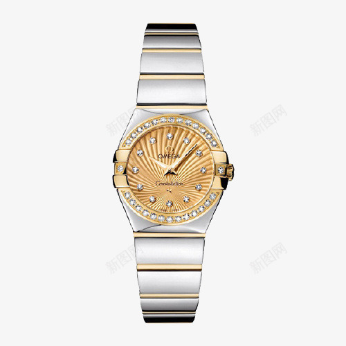 石英女表png免抠素材_88icon https://88icon.com OMEGA 产品实物 欧米茄星座抛光 金钢钻石
