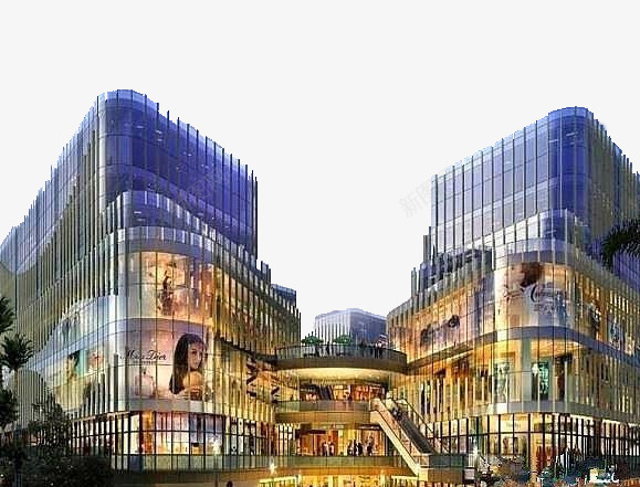 市中心繁华街道png免抠素材_88icon https://88icon.com 地产 实物 市中心 街道