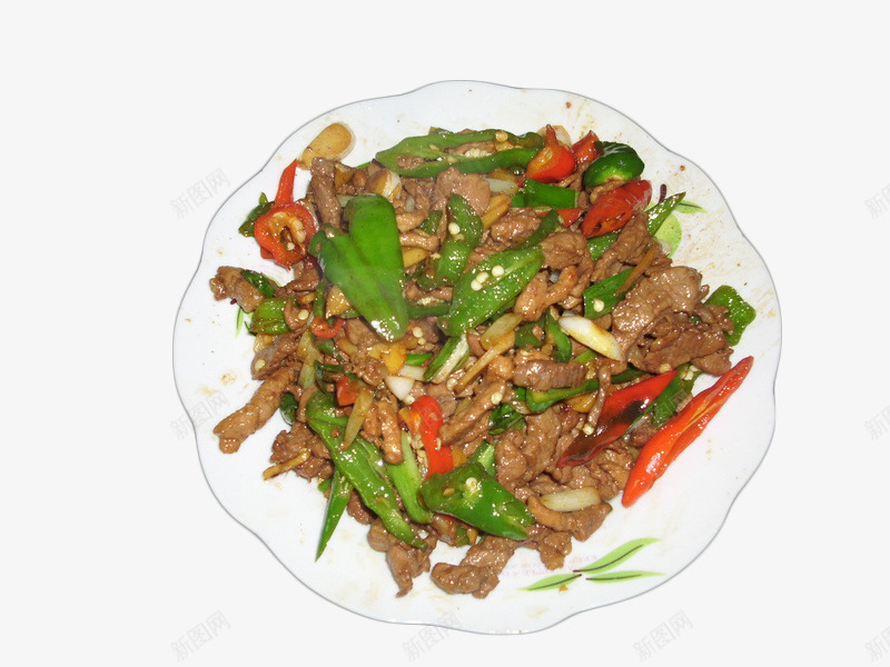 红椒美味尖椒肉丝png免抠素材_88icon https://88icon.com 享受饭菜的香味 健康 可口 尖椒肉丝 流口水 红椒 美味 肉丝 青椒 馋人 香喷喷