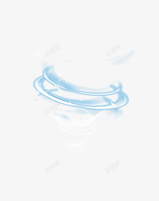蓝色绚丽创意光效png免抠素材_88icon https://88icon.com 创意 绚丽 蓝色