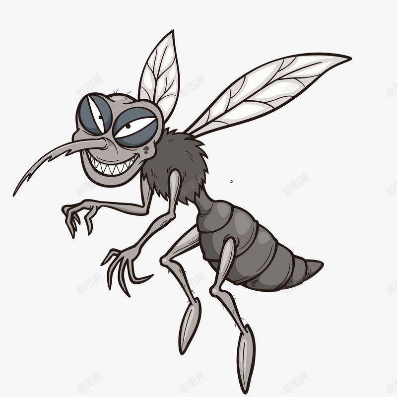 手绘蚊子昆虫矢量图ai免抠素材_88icon https://88icon.com 卡通 可怕 吸血 手绘 昆虫 病毒 蚊子 矢量图