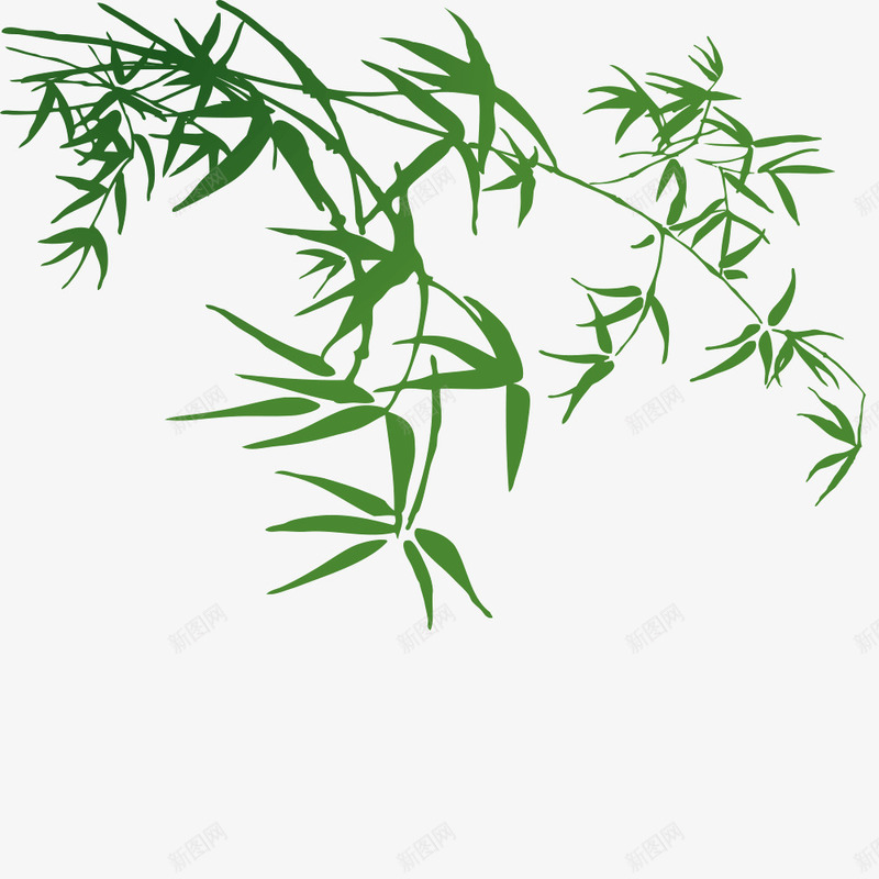 竹叶png免抠素材_88icon https://88icon.com 端午节 竹叶 竹叶免抠图 竹子 绿色 翠竹