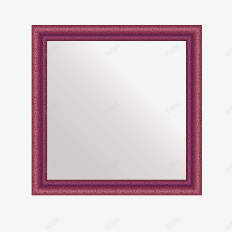 卡通紫色正方形相框png免抠素材_88icon https://88icon.com 卡通 正方形 相框 紫色