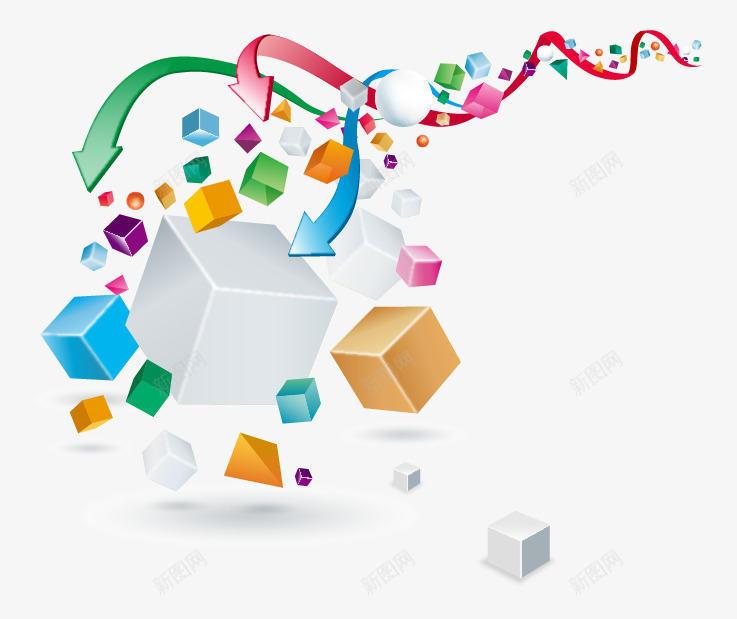 立体方块矢量图ai免抠素材_88icon https://88icon.com 3d模型 3d色彩 三维空间 动感元素 方块 时尚空间 科技 科技循环 空间 空间设计 立体元素 立方体 矢量图