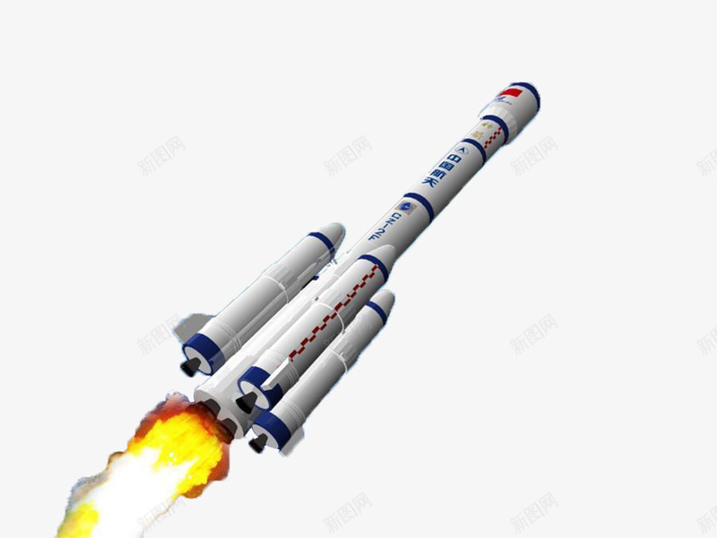 天宫火箭png免抠素材_88icon https://88icon.com 天宫二号 宇宙 火焰 火箭