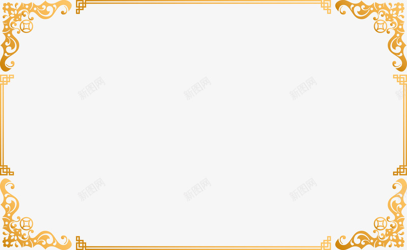 猪年海报纹样装饰边框矢量图ai免抠素材_88icon https://88icon.com 中式边框 猪年海报边框 矢量图 纹样装饰 花纹边框 边缘纹样 边角装饰 黄色 黑金设计