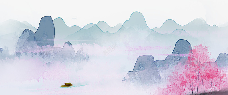 中国风手绘水墨风景山水徽派建筑31png免抠素材_88icon https://88icon.com 中国风 中国风山水 古风船 山水 山水画 山河 徽派建筑 手绘 插画 日出 水墨 水墨画 水墨风景 船 风景