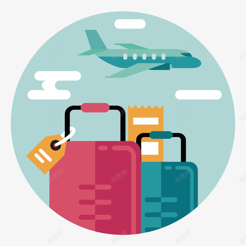 卡通休闲旅游插画矢量图ai免抠素材_88icon https://88icon.com 休闲 出游 卡通手绘 外出旅游装饰 度假 建筑 手绘插画 旅游 旅行 矢量图