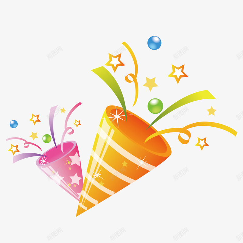 节日万花筒彩带png免抠素材_88icon https://88icon.com 万花筒 万花筒图案 庆祝 彩带 彩带飘飘 节日