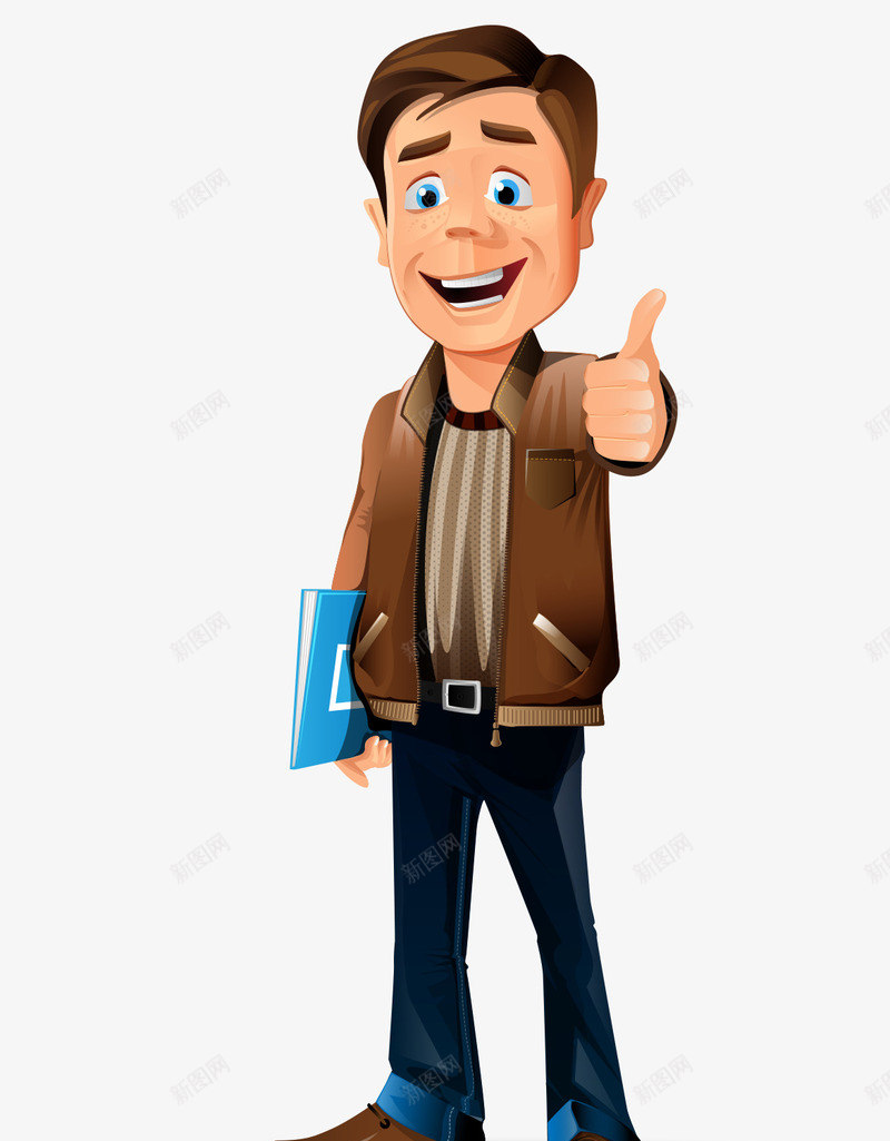 卡通手绘商务人士拿文件夹矢量图ai免抠素材_88icon https://88icon.com 卡通的人物 平面商务人士素材 手绘的商务人士 拿文件的商务人士 矢量商务人士 矢量图