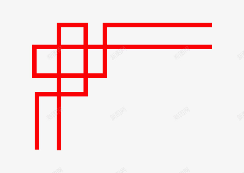 卡通中式红色边框矢量图ai免抠素材_88icon https://88icon.com 中国风 线条花纹 中式纹理 中式花纹 古代纹饰 矢量图 红色边框样式 纹理线条 花纹样式
