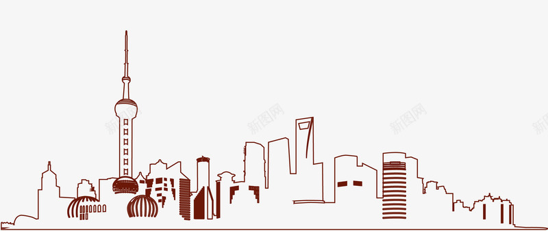 城市建筑大厦东方明珠png免抠素材_88icon https://88icon.com banner素描手绘 剪影 城堡 城市建筑 大厦 房子 手绘 楼群 欧式建筑 褐色 都市