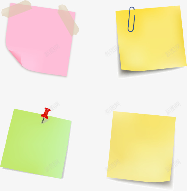 便利贴便签纸矢量图eps免抠素材_88icon https://88icon.com 一枚回形针 便利纸 便利贴便签纸 便签 便签纸 信封 卡通大头钉 回形针 图钉 大头针 手写 按钮 文具 文字 方形便利贴 矢量图 精美 贴纸 钉子 黄色