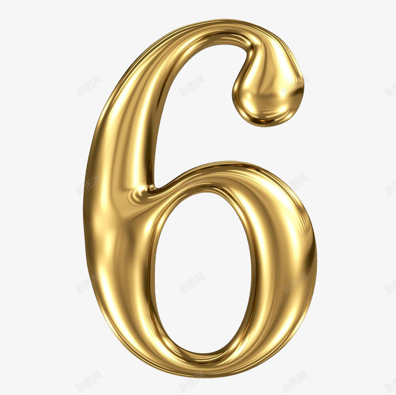 金色立体数字6png免抠素材_88icon https://88icon.com 数字6 数目字 立体 衬线体 金色 金色立体座符文