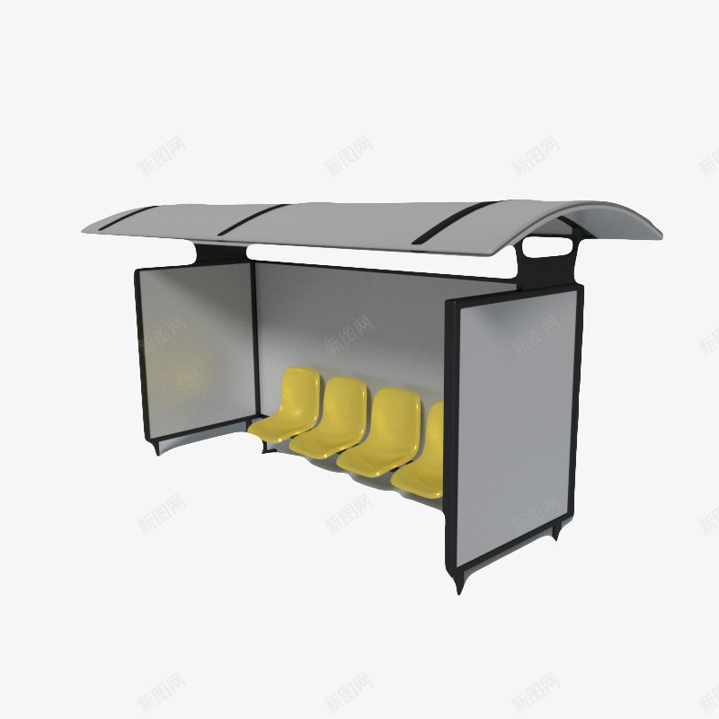 一个黄色凳子灰色公交车站台png免抠素材_88icon https://88icon.com 一个黄色凳子灰色公交车站台 公交车 公交车站台 灰色 灰色公交站台 站台 车站 黄色凳子