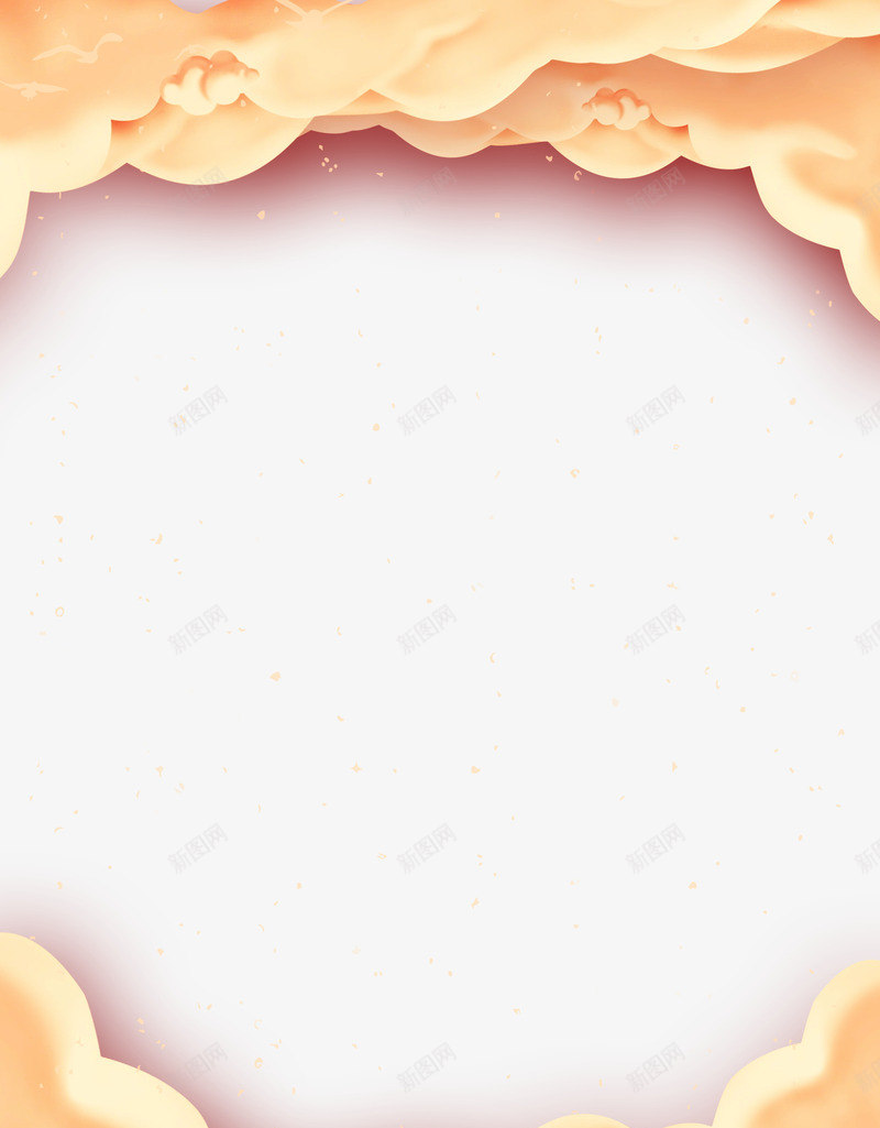 3D微立体祥云边框psd免抠素材_88icon https://88icon.com 恭贺新年 折扇吊饰 新春大吉 新春快乐 爆竹灯笼 祥云云彩 飘扬框 飘扬边框