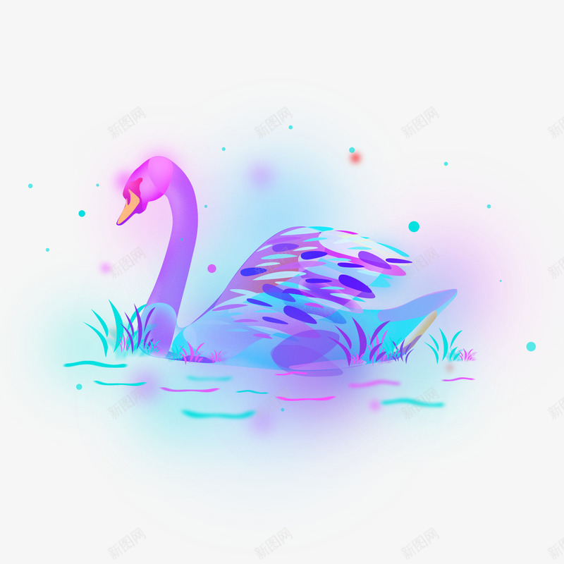 唯美星空幻想流体渐变天鹅psd免抠素材_88icon https://88icon.com 唯美 多彩的视觉感官 天鹅 幻想之光 星空 水上的鹅 池塘 流体 渐变 漂亮的鹅 美丽 酷炫