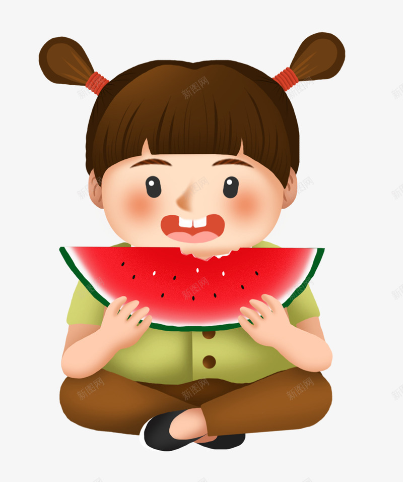 小清新夏季夏天吃西瓜的女孩psd免抠素材_88icon https://88icon.com 吃西瓜 夏天 夏季 女孩 小清新 小清新夏季夏天吃西瓜的女孩 水果 西瓜破