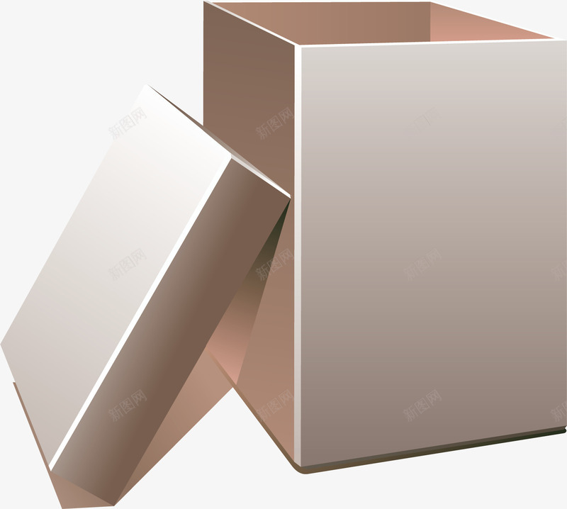 灰色正方体盒子矢量图ai免抠素材_88icon https://88icon.com 收纳盒 灰色盒子 盒子 纸盒子 规则图形 矢量图