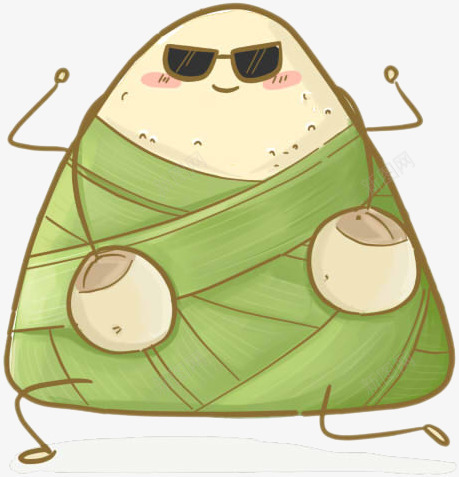 卡通粽子png免抠素材_88icon https://88icon.com 卡通粽子 端午节