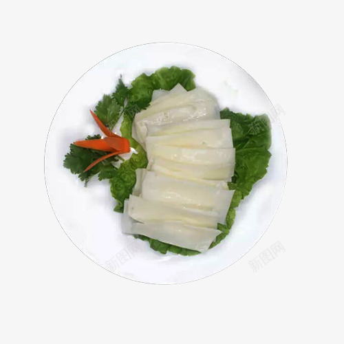 新鲜黄喉片png免抠素材_88icon https://88icon.com 产品实物 凉拌菜 新鲜黄喉片 涮菜 盘装 重庆火锅 食材