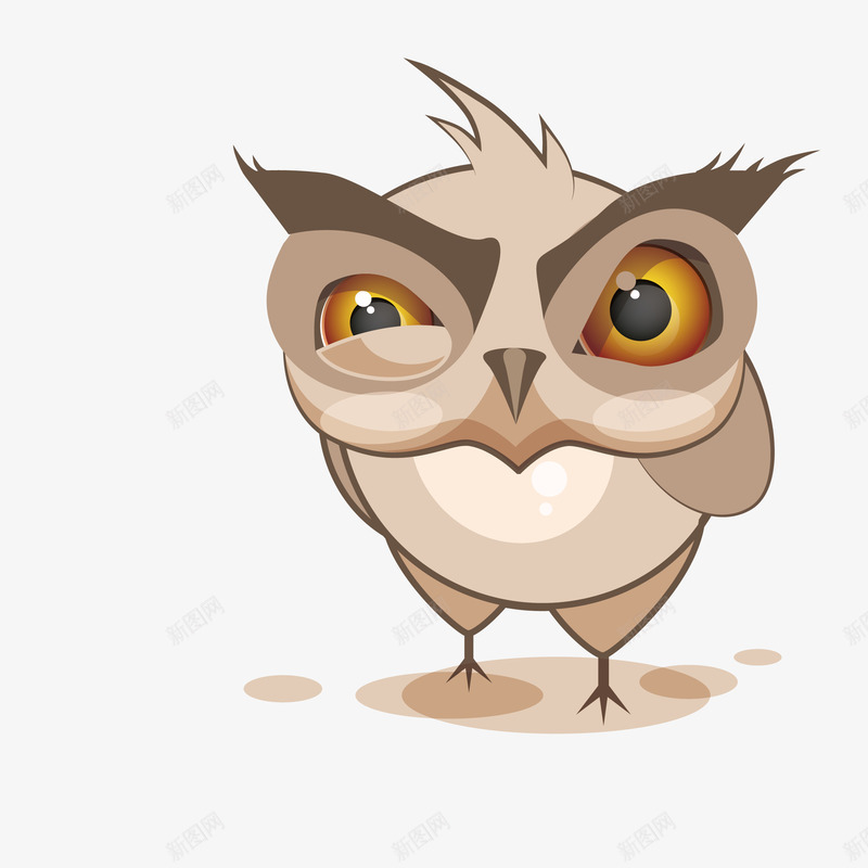 生气卡通可爱鸟类猫头鹰矢量图eps免抠素材_88icon https://88icon.com 动物 卡通 可爱 图案 小清新 扁平化 猫头鹰 简约 鸟类 矢量图