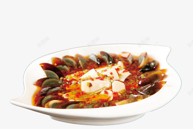 皮蛋豆腐png免抠素材_88icon https://88icon.com 传统美食 凉菜 皮蛋拌豆腐 餐饮美食 高清菜谱用图