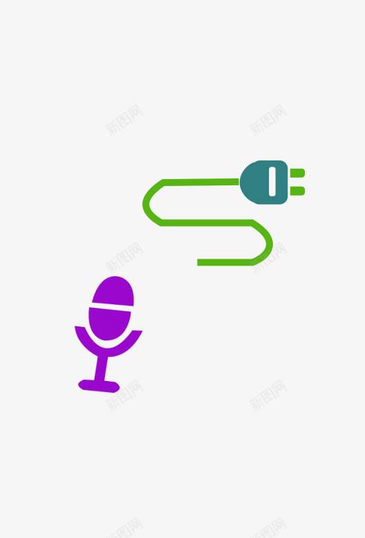 安全用电你我践行psd免抠素材_88icon https://88icon.com 创意字 安全用电 电线 麦